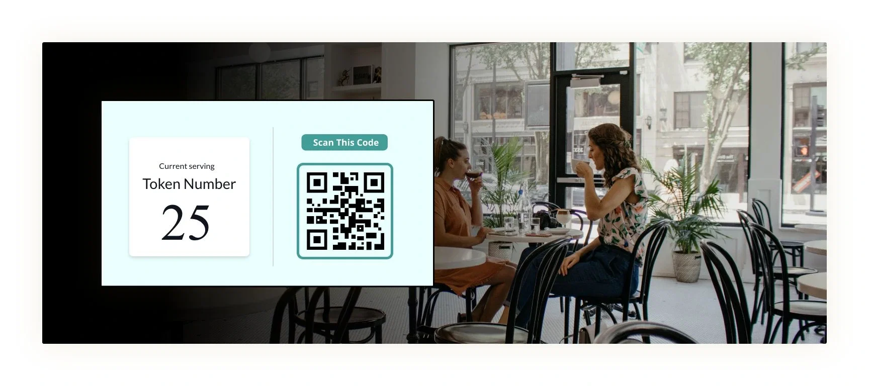 HungerBox live order tracking on digital signage Office cafeteria displays are managed with Pickcel digital signage software and HungerBox API to display Live token numbers for easy communication.