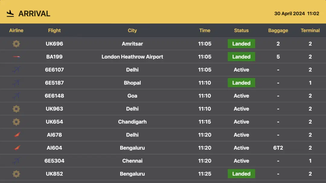 Flight app dark mode Flight app dark mode