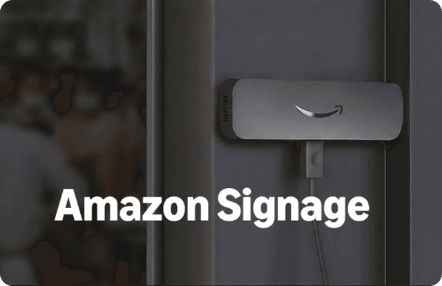 Amazon Signage Stick Amazon Signage Stick