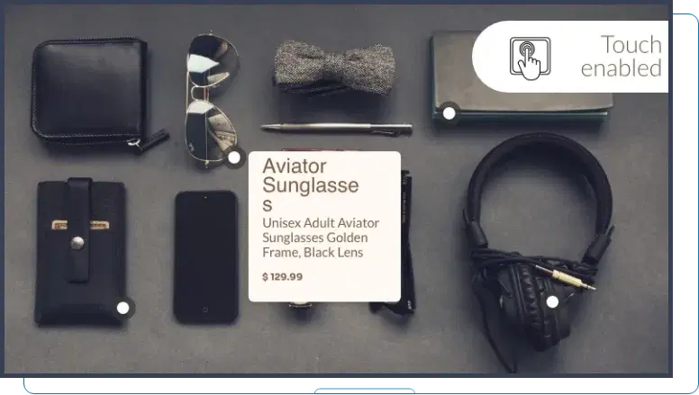 Interactive digital signage