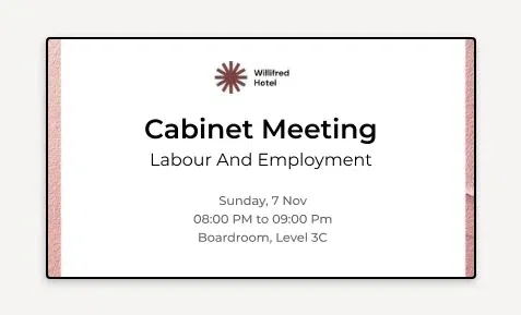 Real-time information board display Real-time information board display