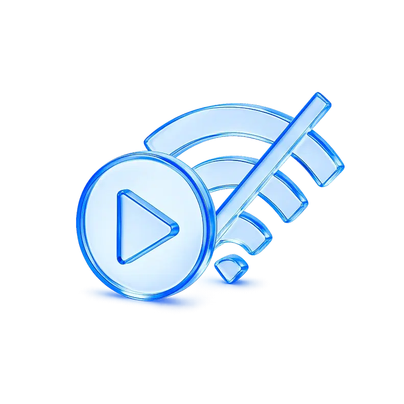 Screens continuing scheduled content playback through an internet outage