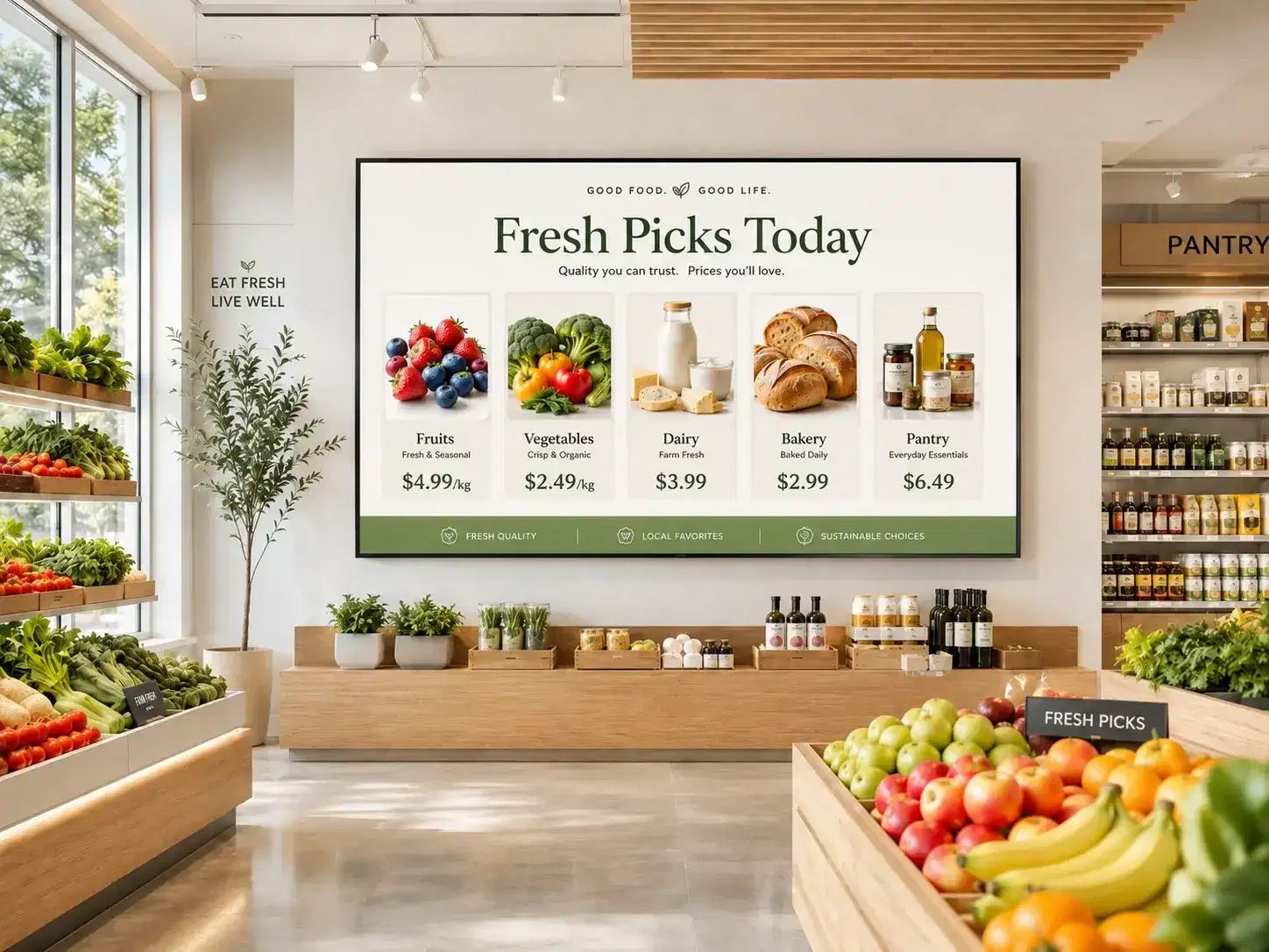 Digital menu boards Digital menu boards