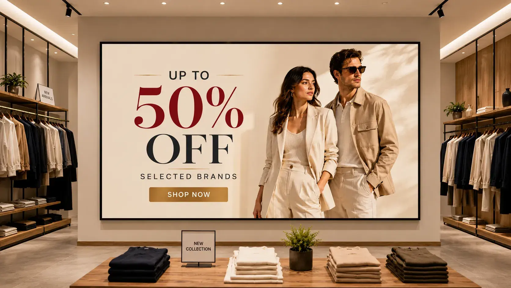 Retail digital signage overview across store formats Retail digital signage overview across store formats