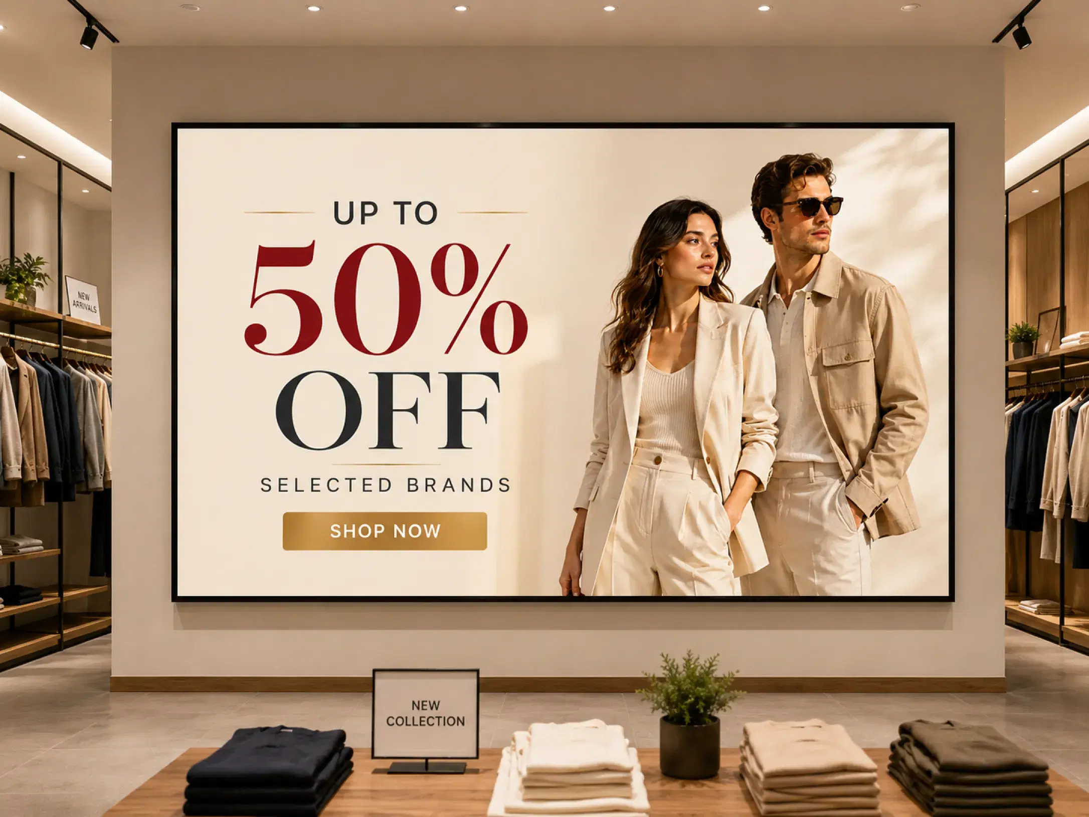 Retail digital signage across store formats Retail digital signage across store formats