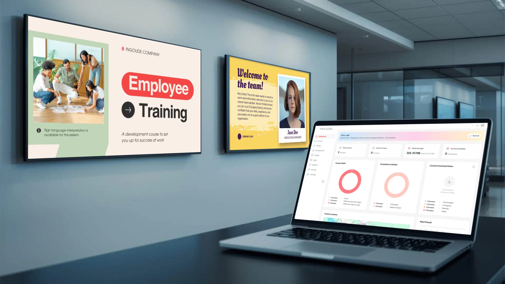 What Are Corporate Communications? The Complete Guide (2026) Corporate communications team collaborating around multiple screens