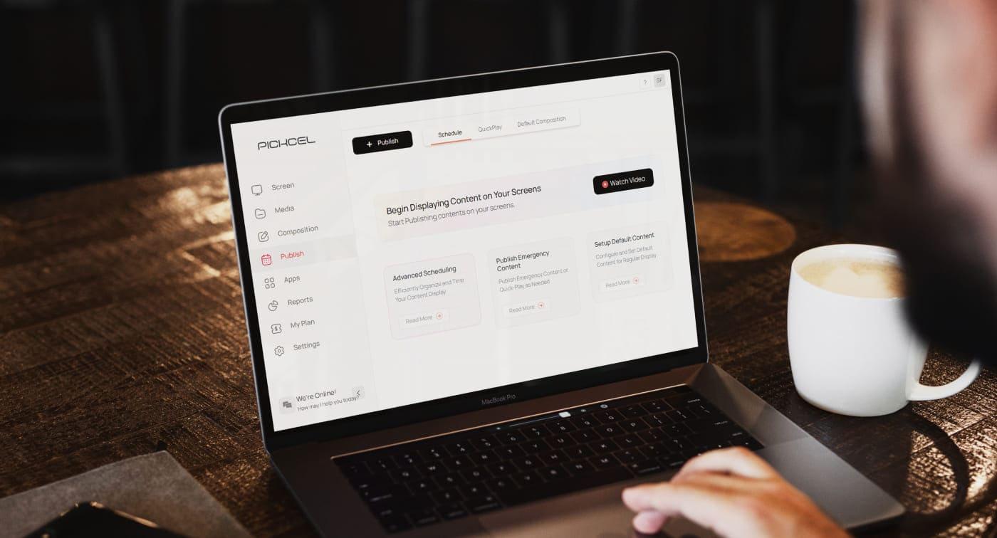 Pickcel Quickplay Schedule Pickcel Quickplay Schedule