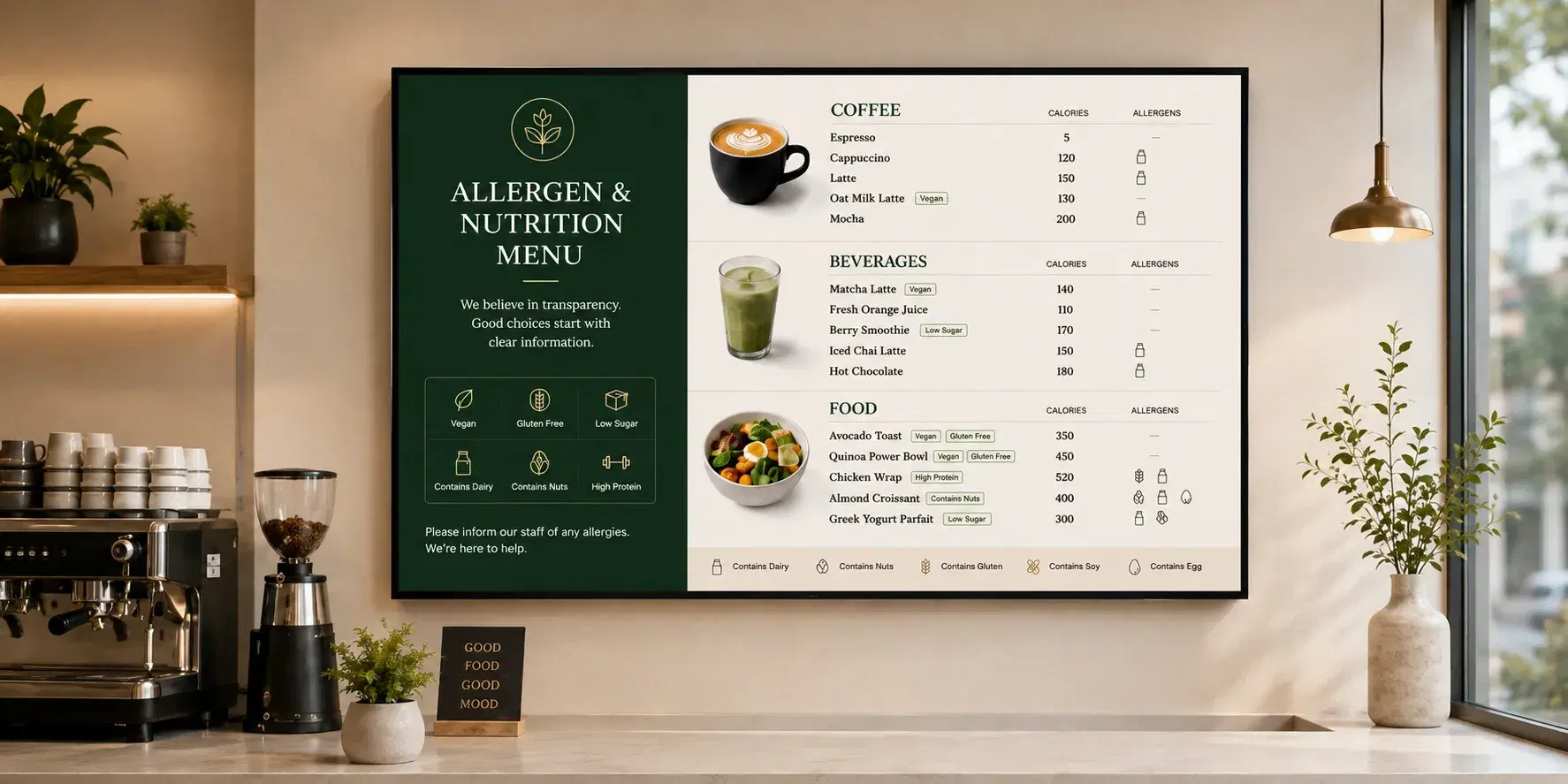 Allergen digital menu board compliance guide Allergen digital menu board compliance guide