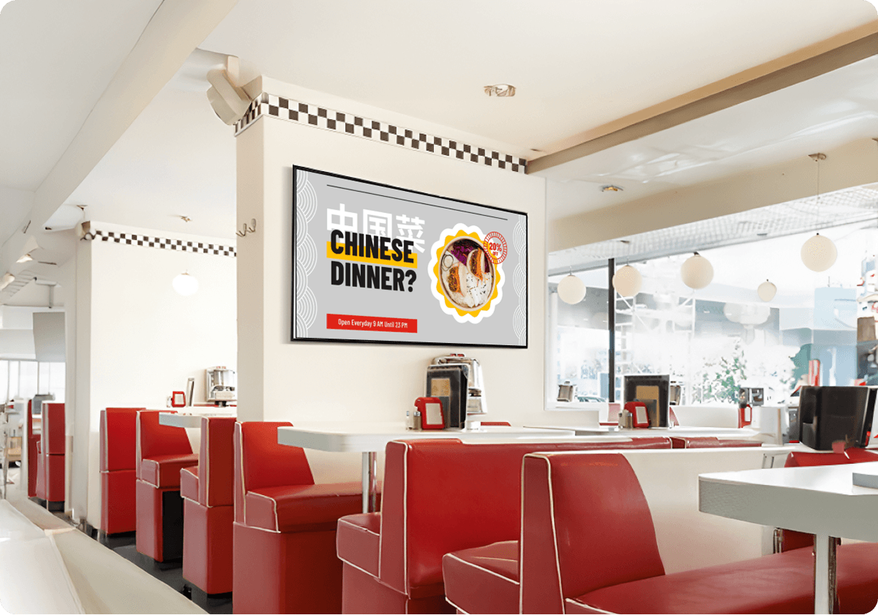 Dynamic playlists that help with perfect visuals Dynamic playlists that help with perfect visuals digital menu board feature