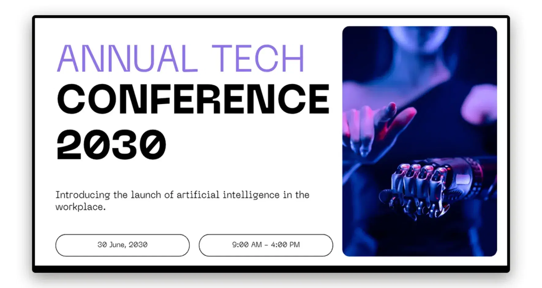 Digital signage templates preview Digital signage templates preview