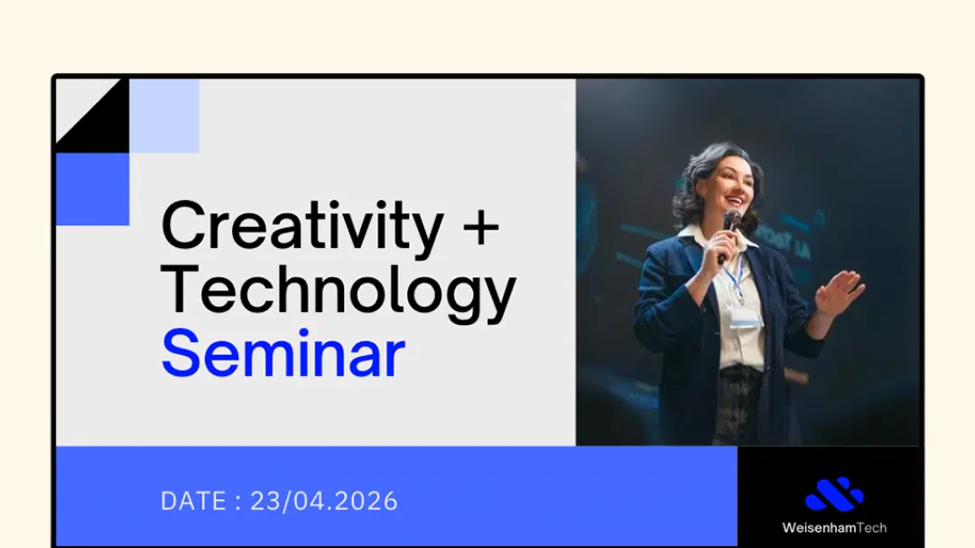 School or university announcements on a digital bulletin board