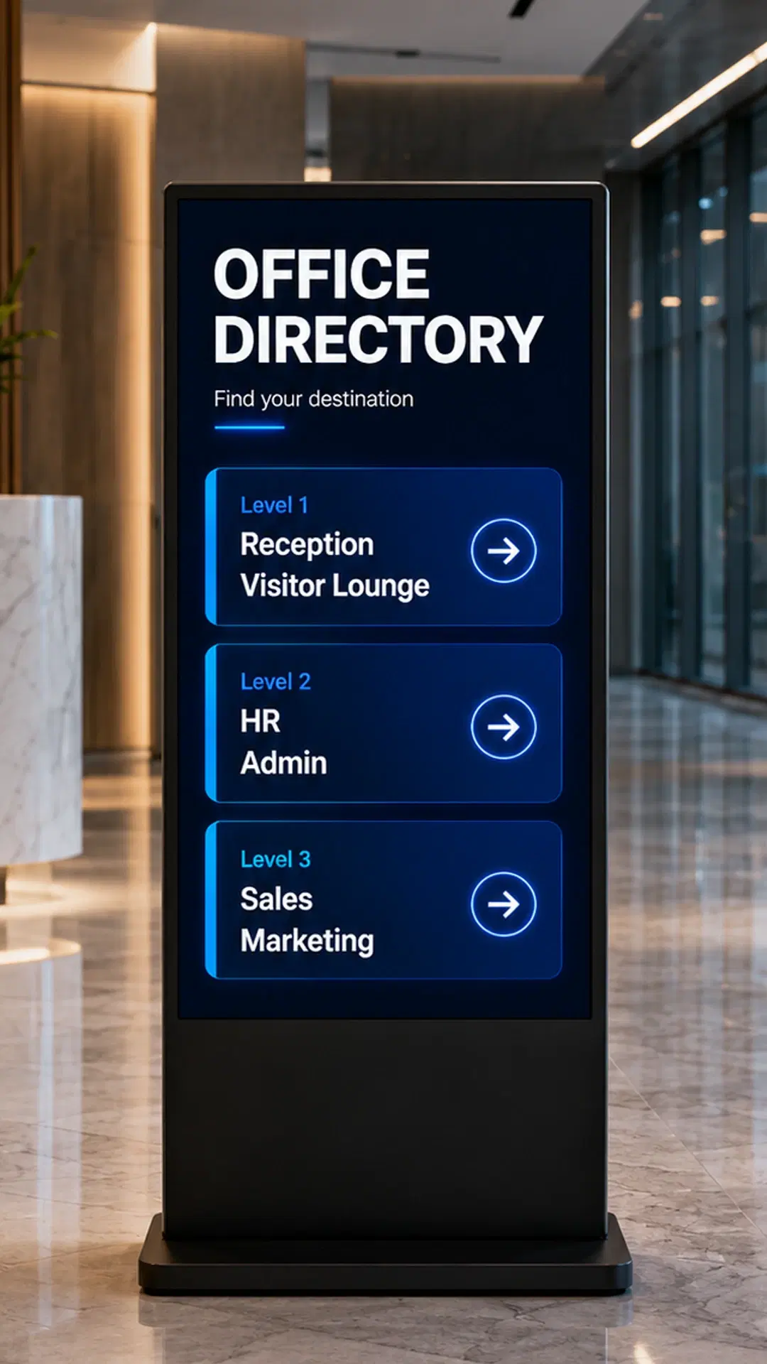 Accenture corporate digital signage Accenture corporate reception digital signage displays managed with Pickcel