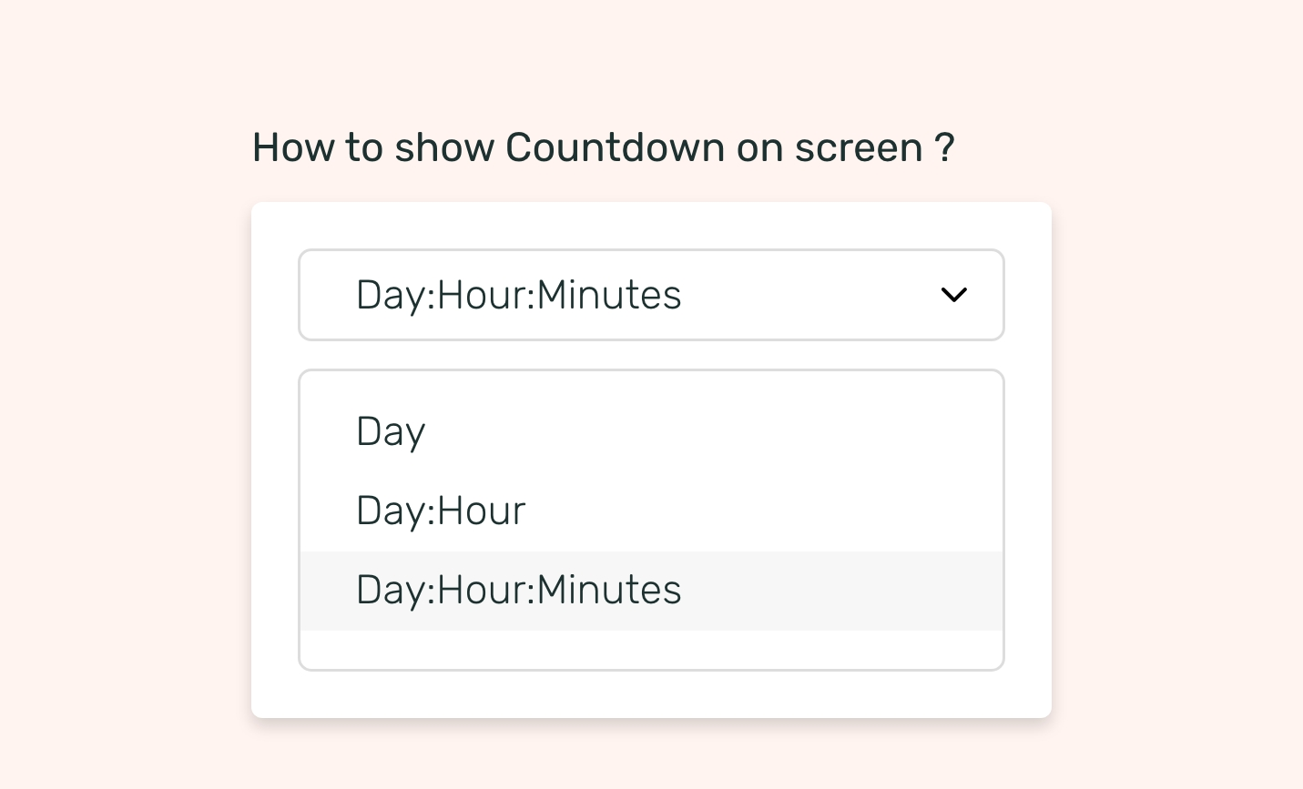 Countdown Timer App for Digital Signage