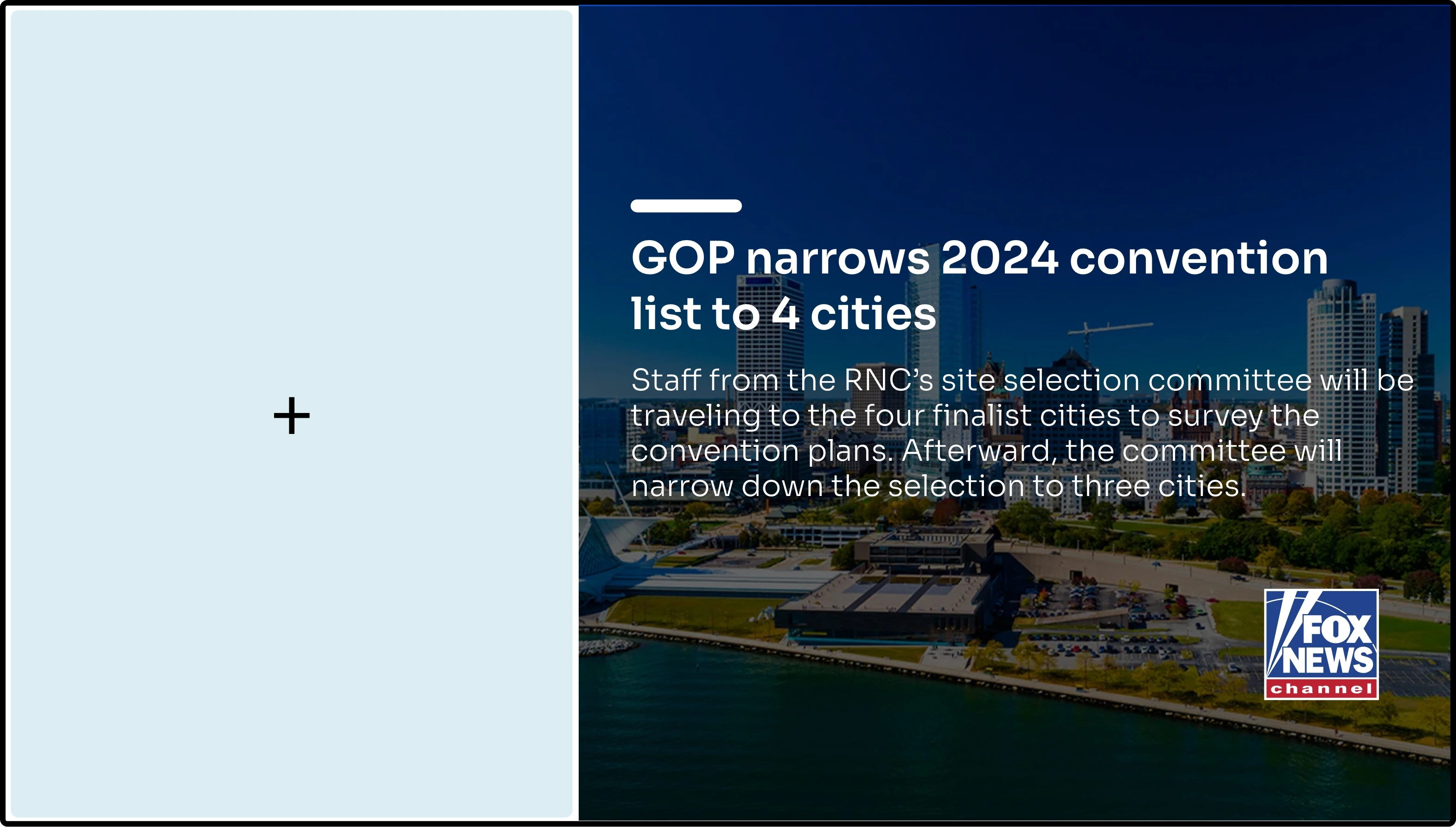 step 2 digital signage software interface showing compositon window with Fox News app feed being displayed on the right