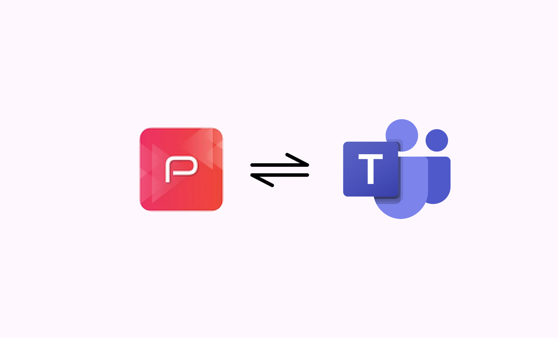 Graphical representation of Pickcel software easily integrating with slack app