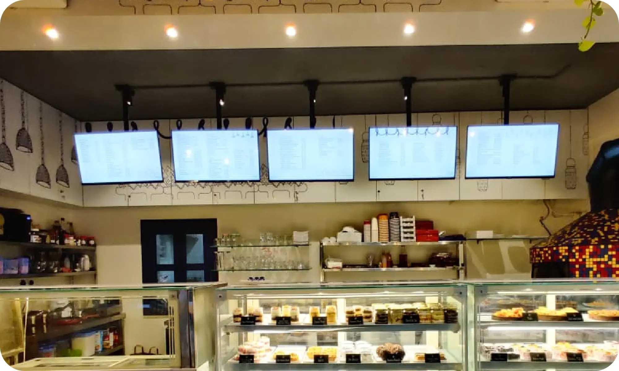 Pickcel powered Digital signage dispaly at chavadi store