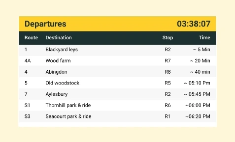 passenger-information-display-solution