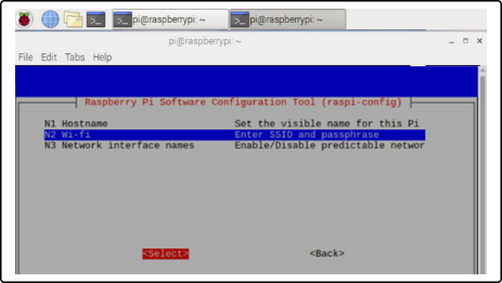 raspberry pi no internet error window