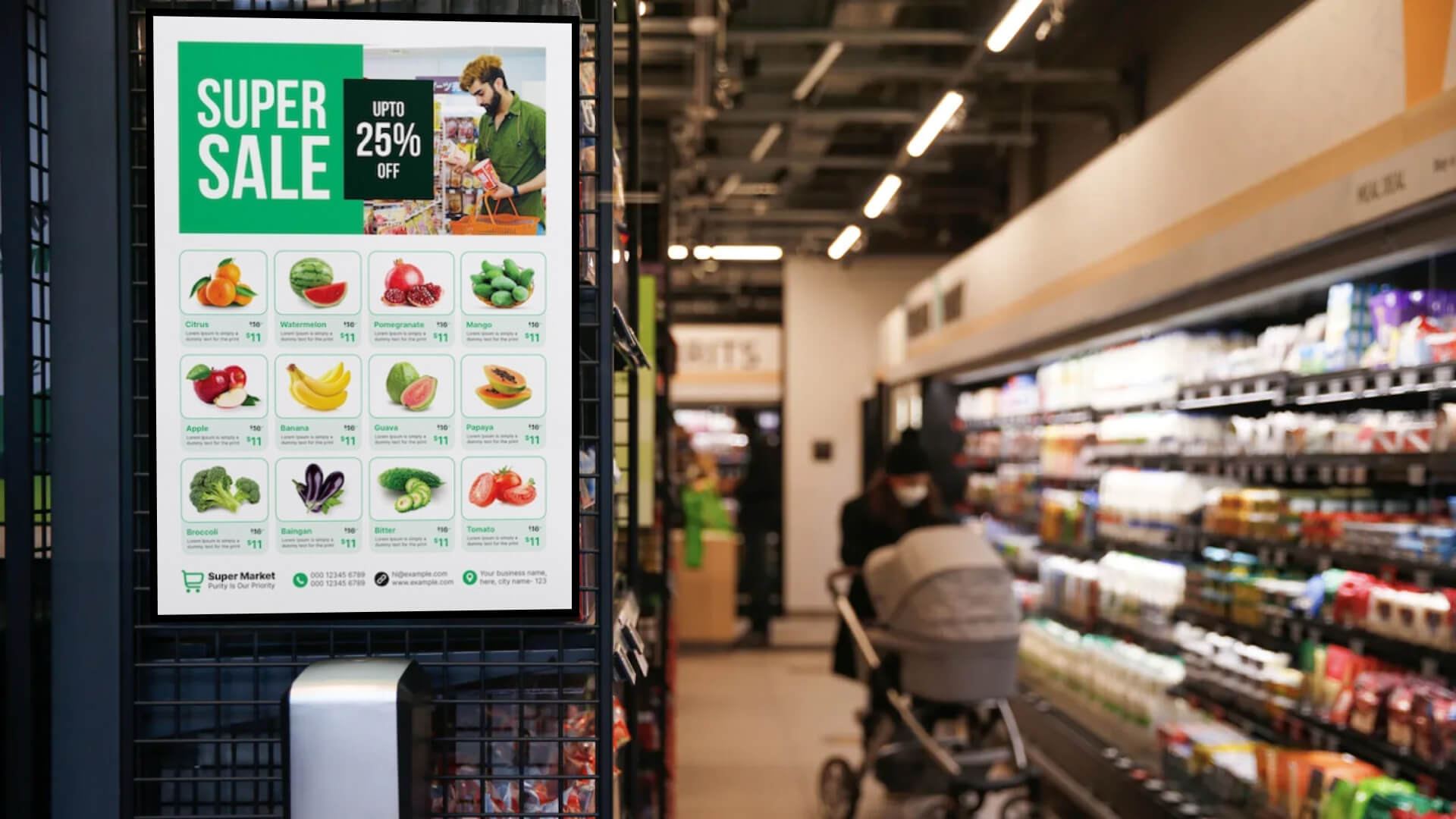  Grocery markets using AI for dynamic pricing and inventory management.