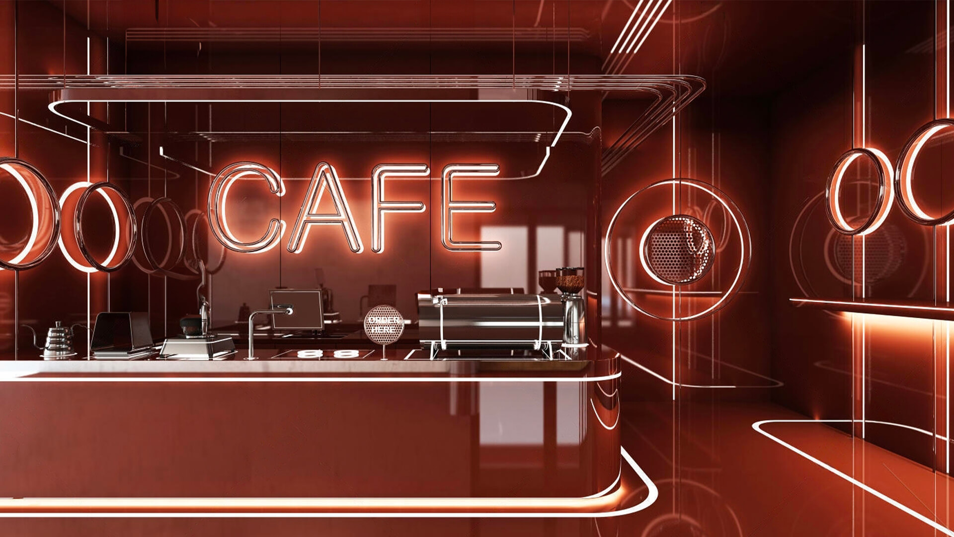  Example if how to match the name of your cafe with the concept and idea of it.
