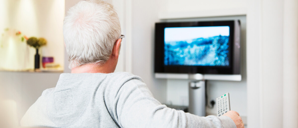 Utilizing care home digital signage for old people in old age homes.