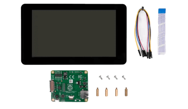 Image showing Raspberry Pi's 7-inch indoor digital signage display