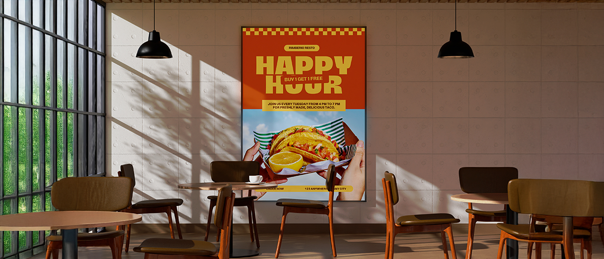 digital sigange for QSR