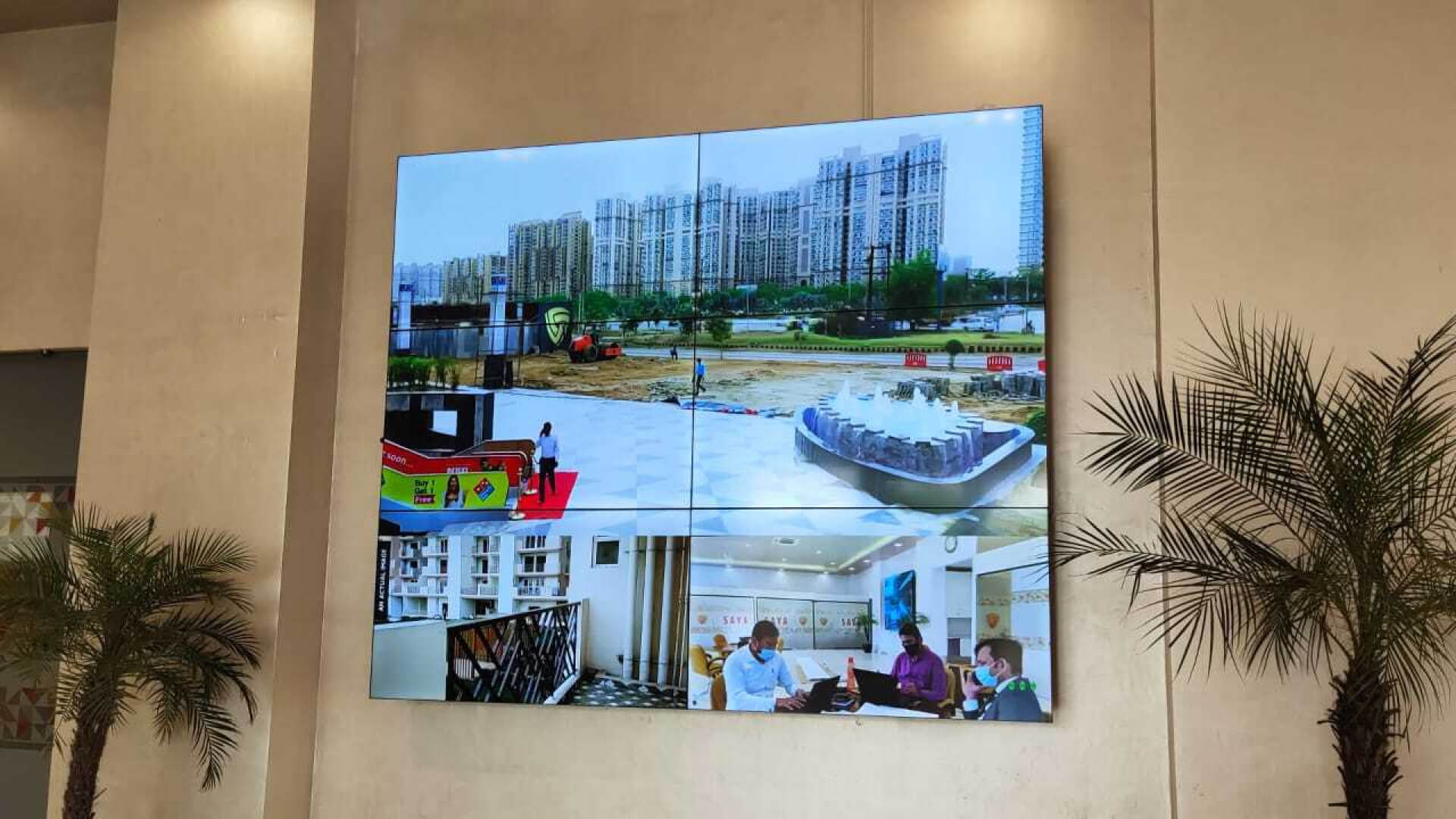 a digital signage video wall solution by Pickcel