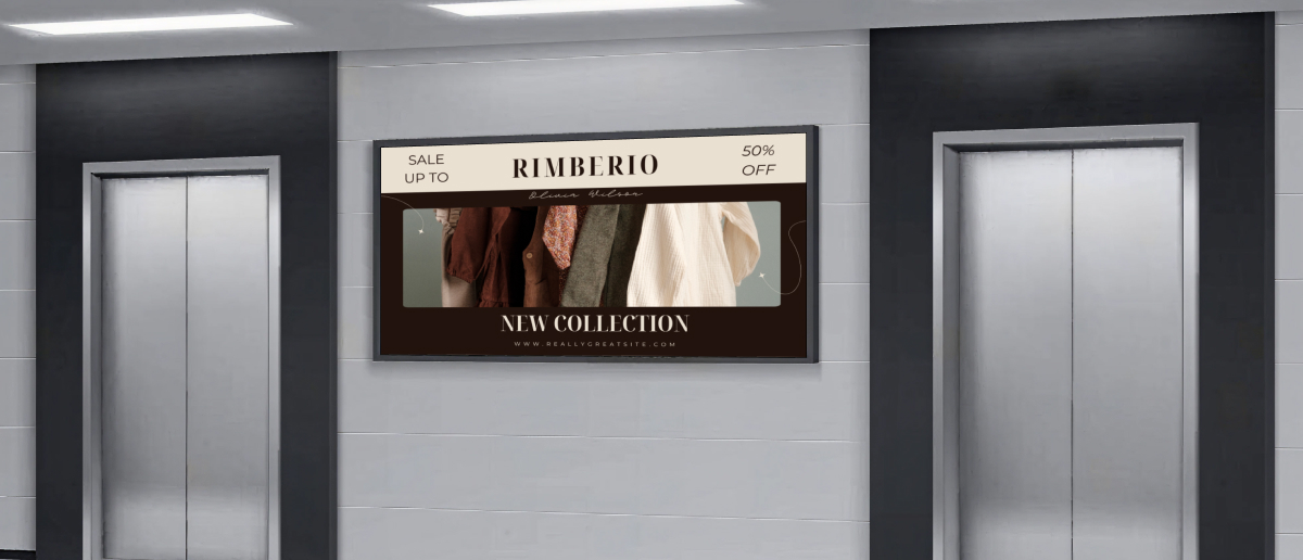 elevator digital signage