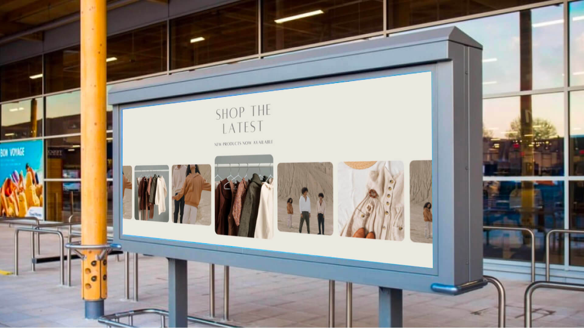  Example of a digital signage being used as a banner