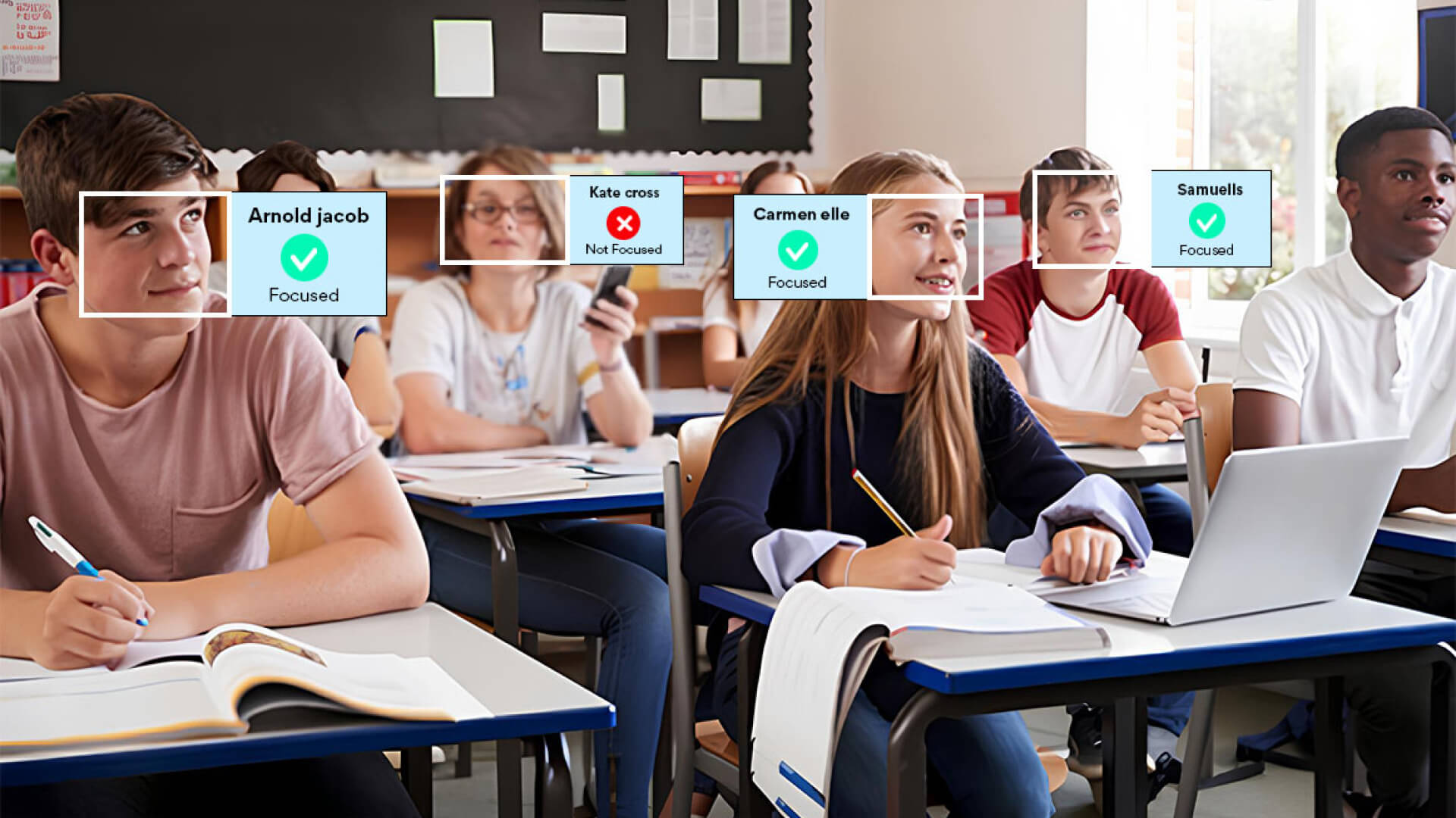  Use of facial recognition technology with digital signage in schools.