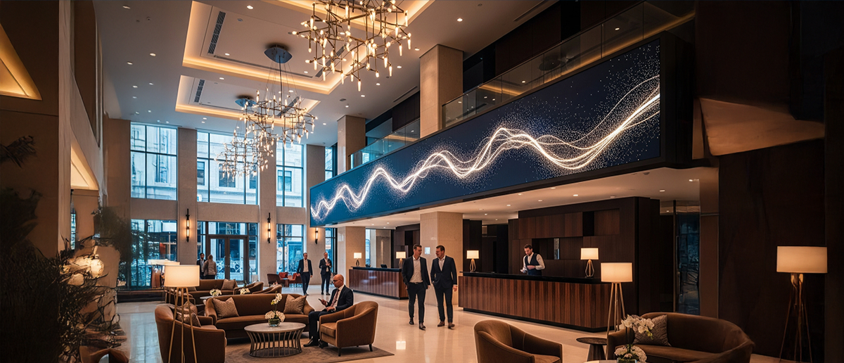 fascia digital signage for hotels
