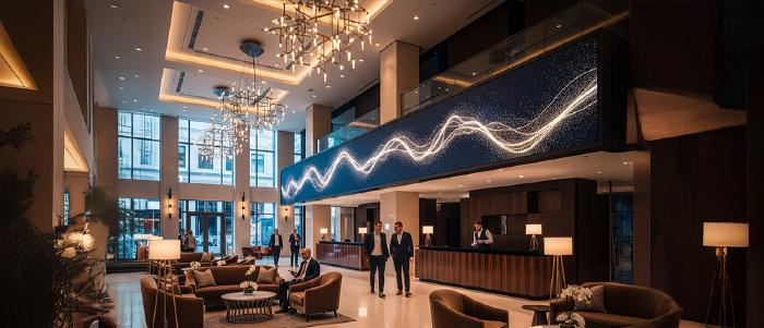 Why Businesses & Hotels are Adopting Fascia Digital Signage