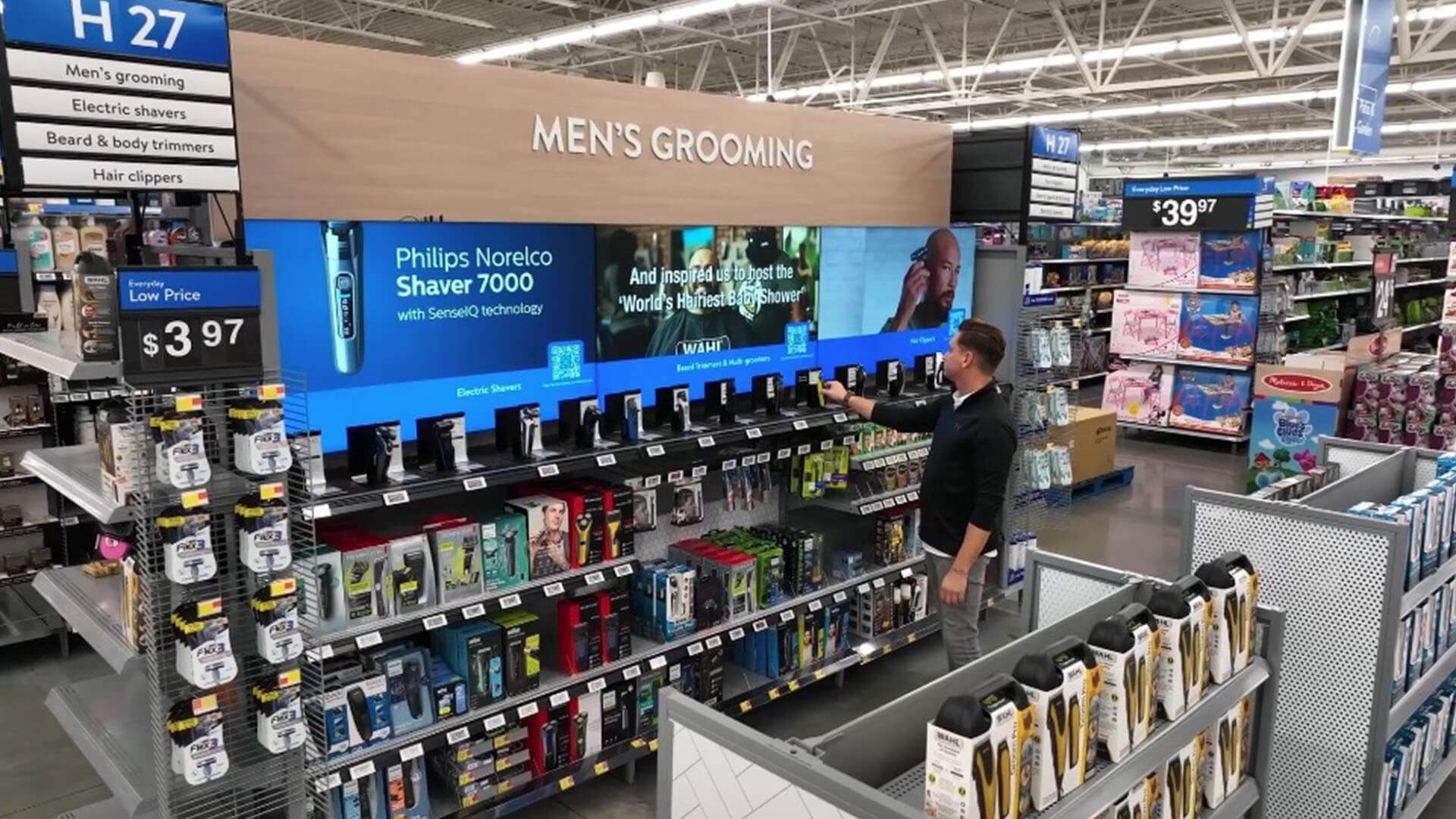 NEW WALMART STORE DESIGN BUILDS IN INTERACTIVE MERCHANDISING DISPLAYS