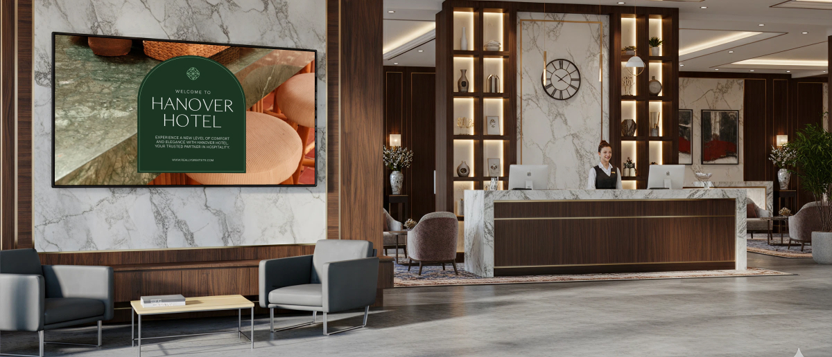 digital signage for hotel guest experience