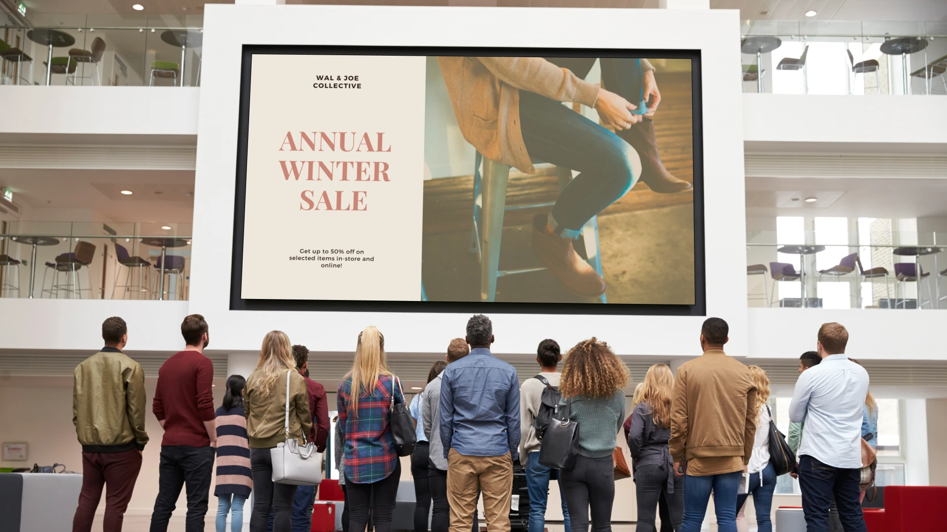 mid-size retail stores digital signage