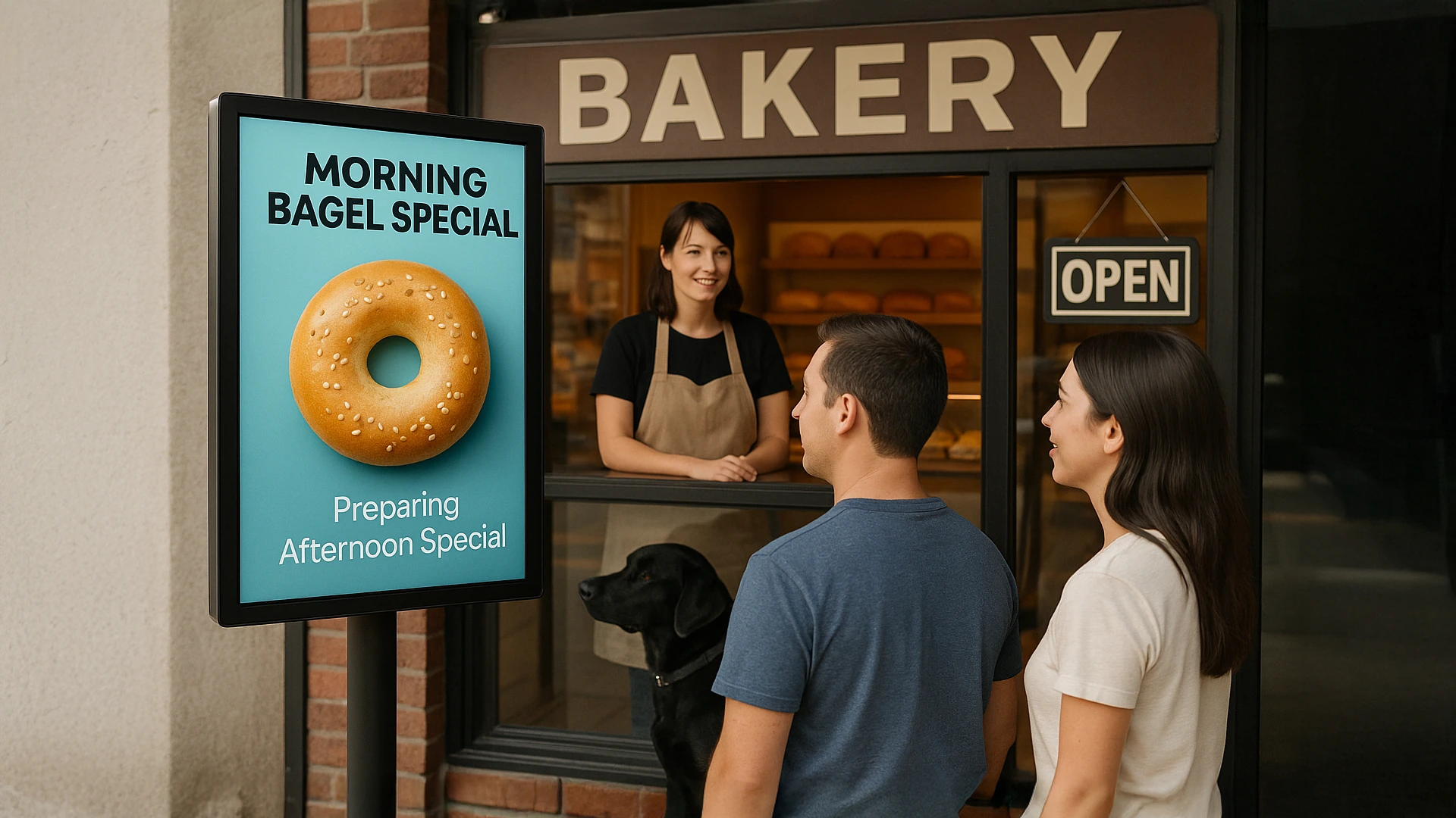 small retail stores digital signage