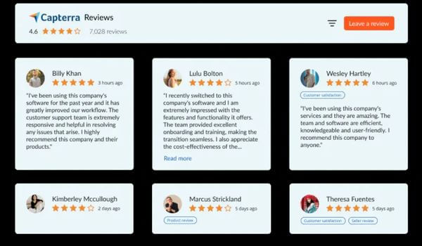 Check product reviews before software trial