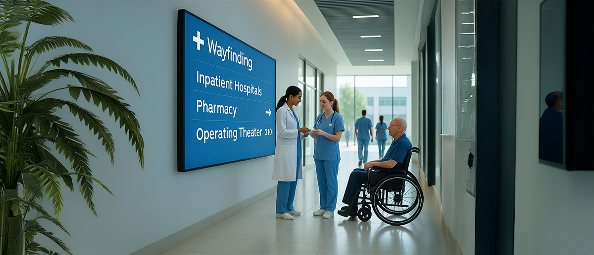 digital signage hospital