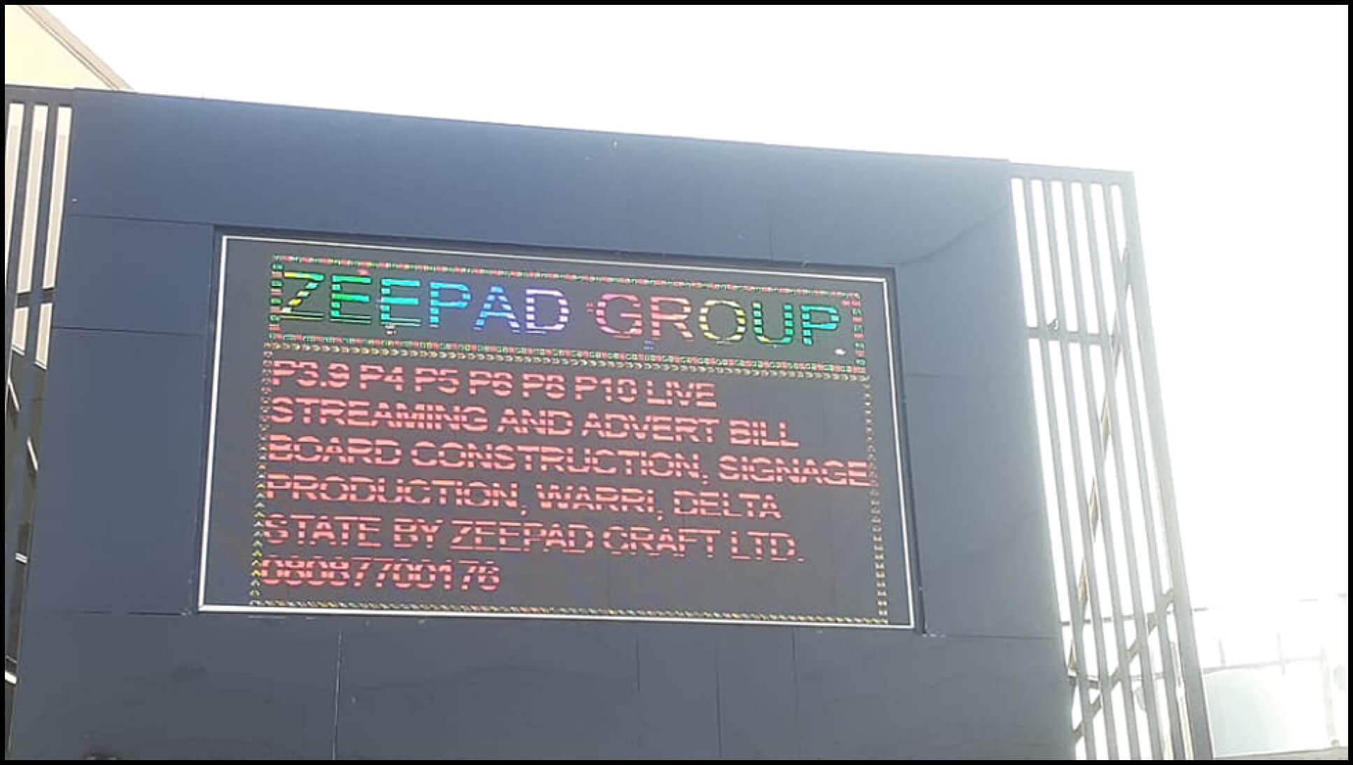 zeepad outdoor digital display