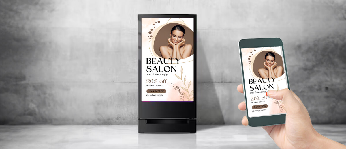 The need of mobile responsive digital signage for exceptional user experience.