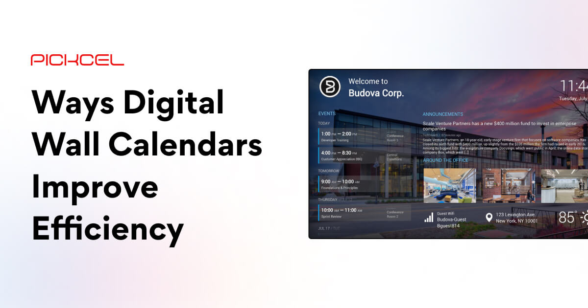 6 Mind-Blowing Digital Wall Calendar Ideas