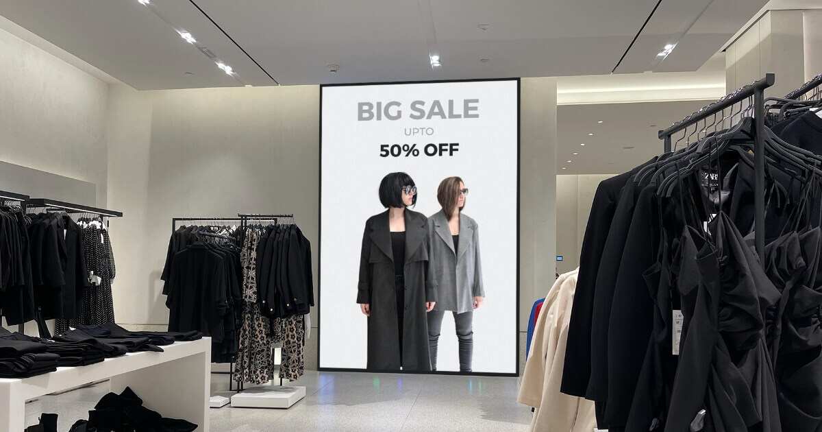 Retail digital signage How store displays bring you more business