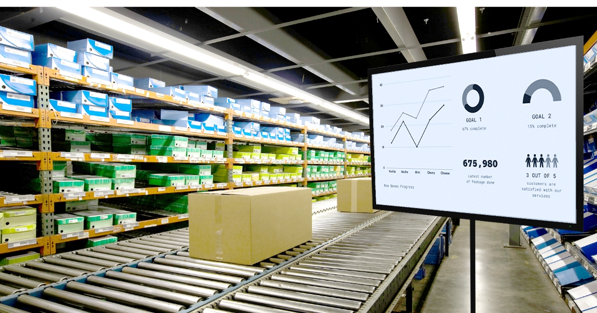 Benefits of Using Digital Signage in Warehouses