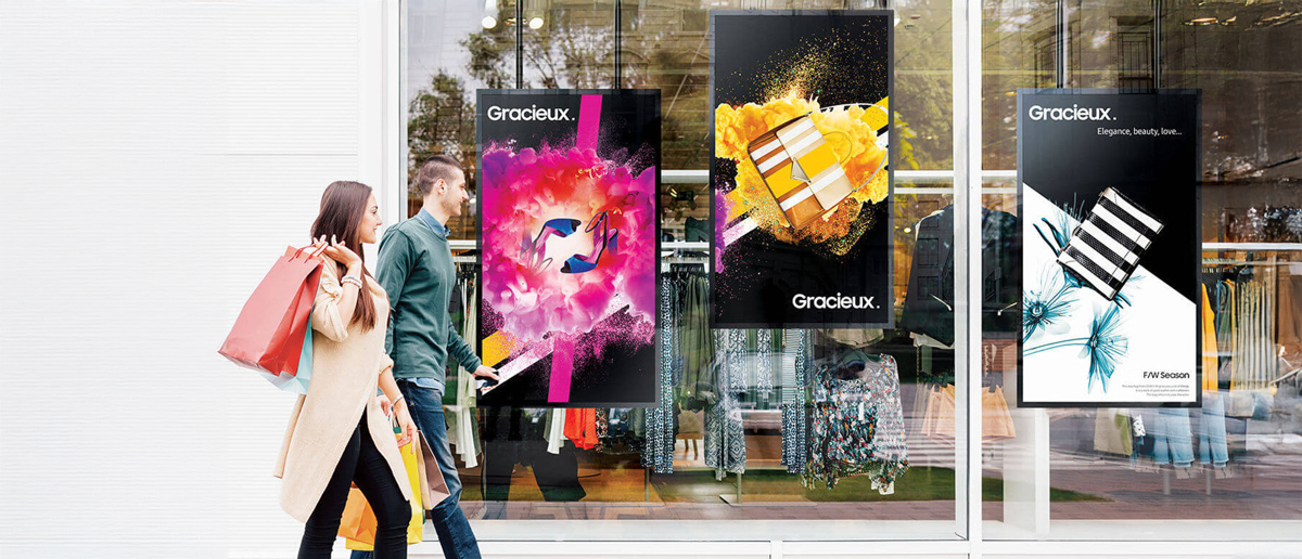 digital signage on premise design for multiples screens