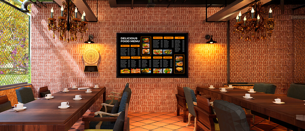 perfect mood for restaurant