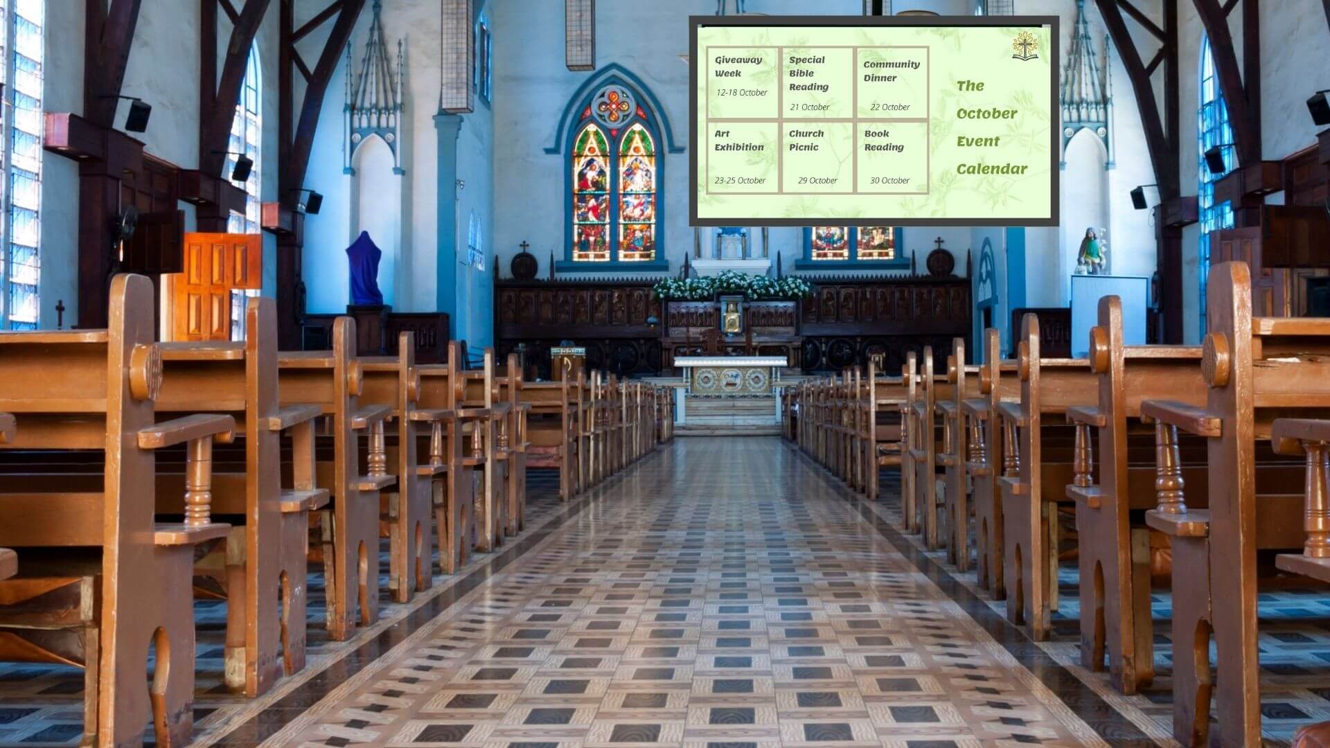 11 brilliant use cases of digital signs for churches | The benefits