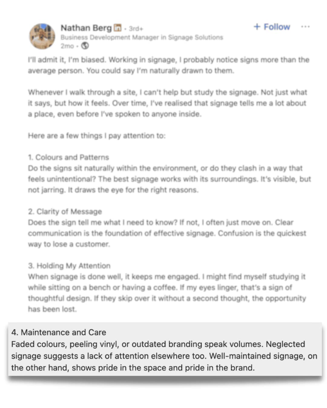 linkedin post telemetry