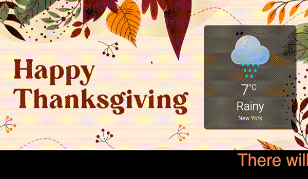 Eating thanksgiving dinner out n