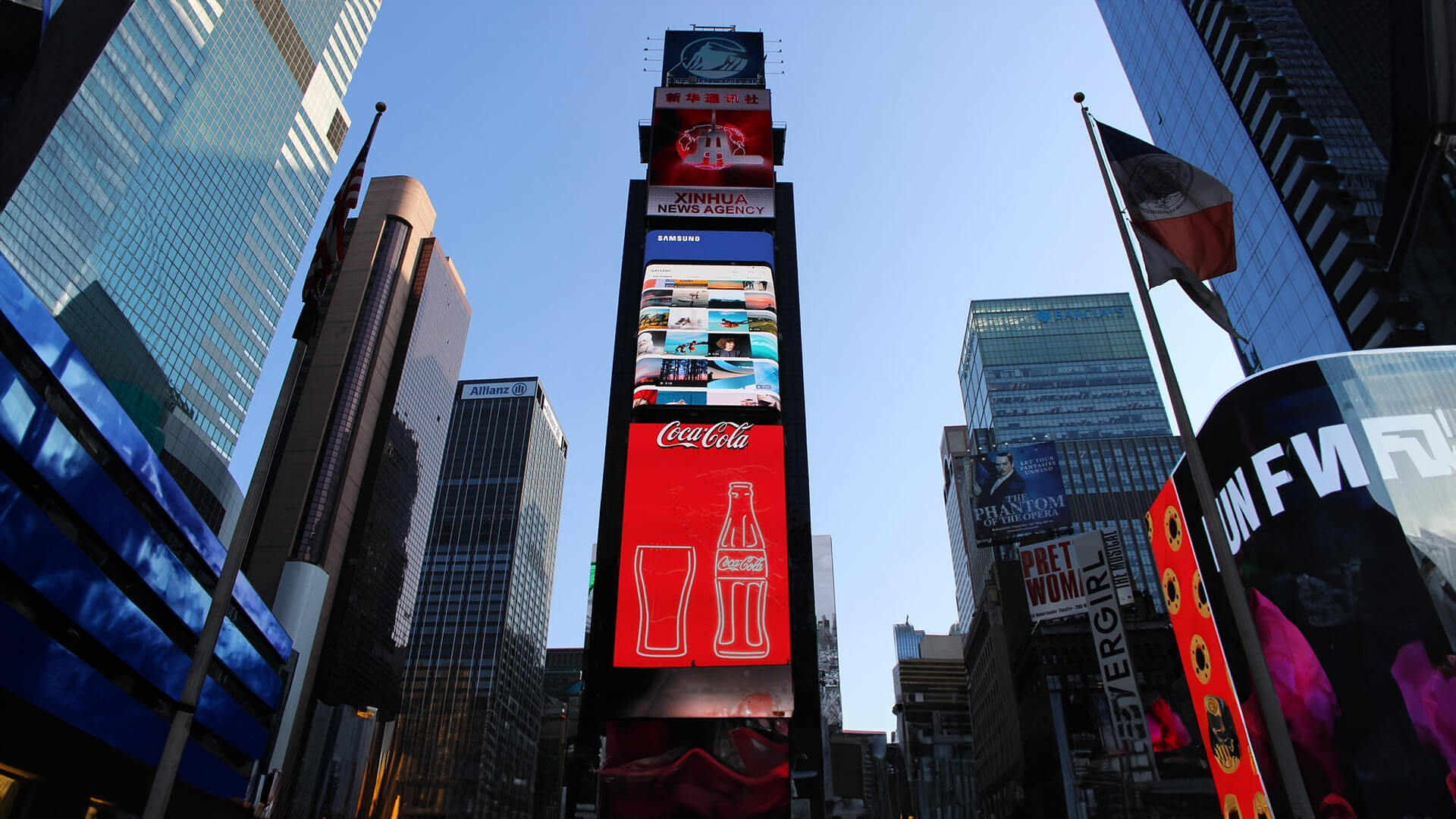 Coco Cola in Times Square.